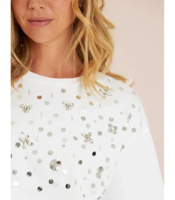 Alma en Pena Camisas|CAMISETA CON ABALORIOS