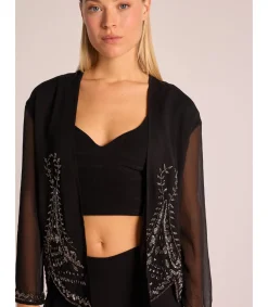 Alma en Pena Chaquetas|CHAQUETA CON ABALORIOS