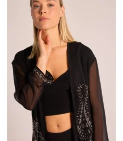 Alma en Pena Chaquetas|CHAQUETA CON ABALORIOS