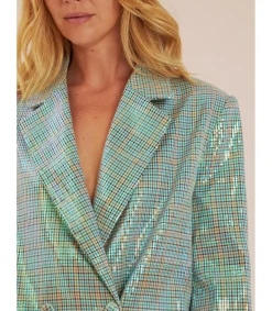 Alma en Pena Chaquetas|CHAQUETA CUBIERTA CON LENTEJUELAS