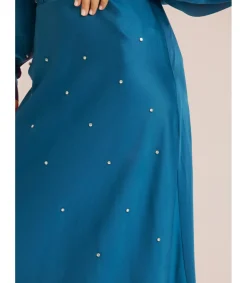 Alma en Pena Faldas|FALDA LARGA SATINADA PEDRERÍA