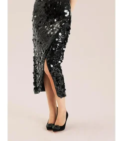 Alma en Pena Faldas|FALDA LENTEJUELAS MIDI