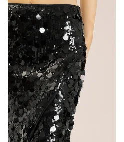 Alma en Pena Faldas|FALDA LENTEJUELAS MIDI