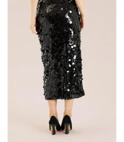 Alma en Pena Faldas|FALDA LENTEJUELAS MIDI
