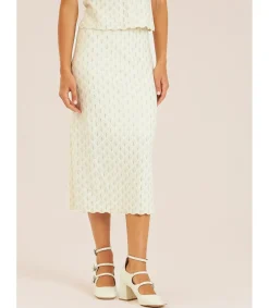 Alma en Pena Faldas|FALDA PUNTO DETALLES BRILLANTES