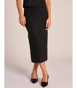 Alma en Pena Faldas|FALDA PUNTO DETALLES BRILLANTES