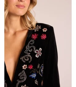 Alma en Pena Chaquetas|KIMONO TERCIOPELO BORDADOS