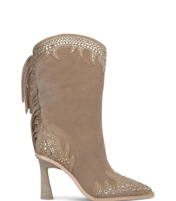 Alma en Pena Botas De Tacón|MEDIA BOTA CON FLECOS