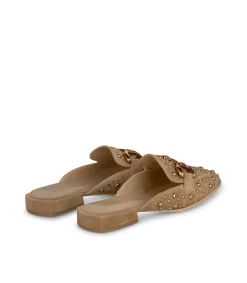 Alma en Pena Zapatos Planos|MULES CON TACHUELAS