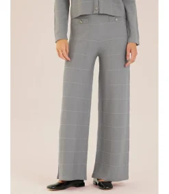 Alma en Pena Pantalones|PANTALÓN RECTO DE CUADROS