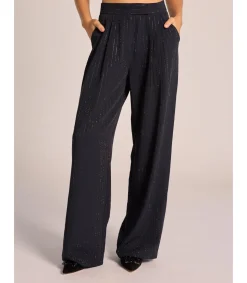 Alma en Pena Pantalones|PANTALÓN RECTO RAYAS PEDRERÍA