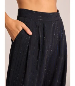 Alma en Pena Pantalones|PANTALÓN RECTO RAYAS PEDRERÍA