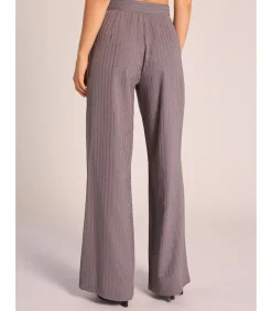 Alma en Pena Pantalones|PANTALÓN RECTO RAYAS PEDRERÍA