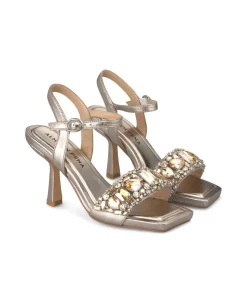 Alma en Pena Sandalias|SANDALIA TACÓN PUNTERA CUADRADA