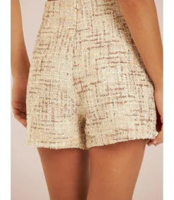 Alma en Pena Pantalones|SHORT TEXTURA BOTÓN JOYA