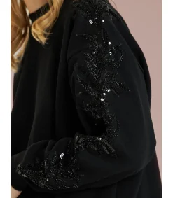 Alma en Pena Jerséis|SUDADERA CON DETALLE LENTEJUELAS