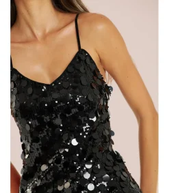 Alma en Pena Vestidos Cortos|VESTIDO DE LENTEJUELAS