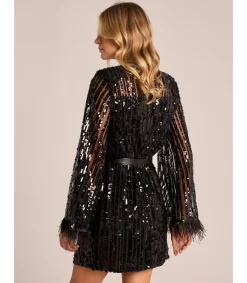 Alma en Pena Vestidos Cortos|VESTIDO MINI LENTEJUELAS