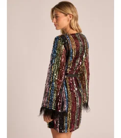 Alma en Pena Vestidos Cortos|VESTIDO MINI LENTEJUELAS