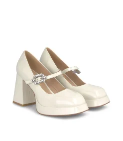 Alma en Pena Zapatos De Tacón|ZAPATO PLATAFORMA HEBILLA PEDRERÍA