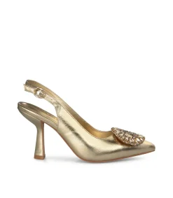 Alma en Pena Zapatos De Tacón|ZAPATO TACÓN BROCHE CIRCULAR