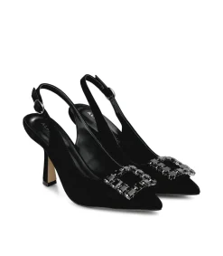 Alma en Pena Zapatos De Tacón|ZAPATO TACÓN BROCHE CUADRADO